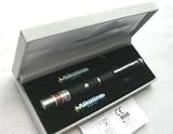 5mW High Powered Black Dimple Green Laser Pointer With Double Bonus Led Flashlight and Blue Microfiber Optical Cloth