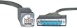 HDI30 Male / DB25 Male, Mold, 19 Pair, D / Shield, 2 ft