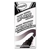 Crayola 98-9626-038 Crayola Dry Erase Marker, Chisel Tip, Red, Box of 12
