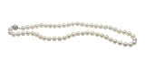 AAA 7.5-8mm White Freshwater Cultured Pearl Necklace 18in Princess