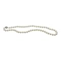 AAA 7.5-8mm White Freshwater Cultured Pearl Necklace 18in Princess