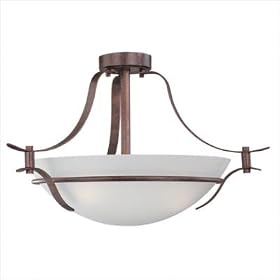 Hampshire Semi Flush Mount in Colonial Bronze - Energy Star Energy Star Compliant: No