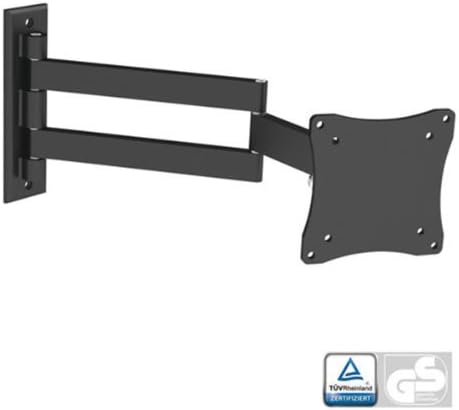 Black Full-Motion Tilt/Swivel Wall Mount Bracket for Asus PT201Q 20" inch LED Monitor - Articulating/Tilting/Swiveling