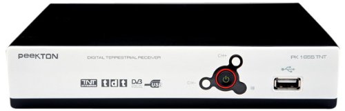 Peekton - PK1655TNT - Récepteur TNT - Enregistreur des programmes USB - mp3 / mpeg4 / wma / jpeg