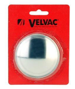 3 Round Stick-On Blind Spot Mirrors, Aluminum Shell
