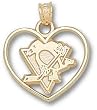Pittsburgh Penguins New Penguin Heart Charm/Pendant