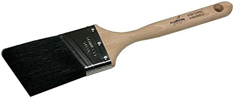 Arroworthy 5022 2-1/2" Tradesman Black China Angular Brush, 2.5"