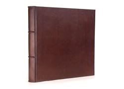 Epica's 12x12 inch World Famous Italian Distressed Leather Photo Album / Scrapbook with 50 acid free CREAM pages / Wedding Book / Scrapbook / Scrap album / Legacy Wedding Gift for him or her / Ideal 1st or 3rd Anniversary gifts / Photographer's porfolio / Family Heirloom