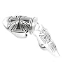 Iron Cross Crosses Pewter Finger Ring Spike