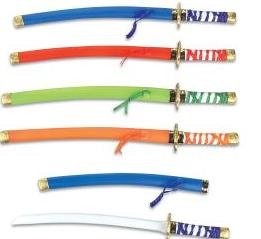 Kids Colored Ninja Sword 24 inch (2 Dozen)