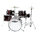XDrum J-Pro-R Session Junior Pro Drumset (4-9 Jahre) und Drumschool inkl. DVD, rot
