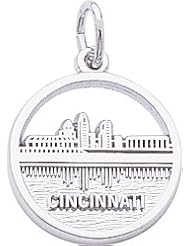 Rembrandt Charms Cincinnati Skyline Charm