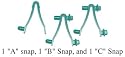 S & K Quad-Tel Pole Snap Set