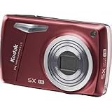 Kodak EasyShare M575 14MP Digital Camera with 5x Wide Angle Optical Zoom and 3.0 Inch LCD (Flame Red)