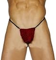 Male Power Sexy Lace Heart Posing Strap