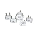 Conair Travel LT5 Plug Adapter Set - White