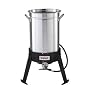 Barbour Int'l 30Qt Turkey Fryer W/Rack 3066A