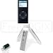 FreeLogix - Portable Tripod Speakers for New iPod Nano 2nd Generation - Silver