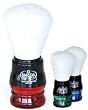 Omega Syntex 100% Synthetic Fiber Shave Shaving Brush with RED Plastic Handle