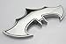 Eforcar 2pcs Silver 3D Metal Bat Auto logo Car Sticker Batman Badge Emblem Tail Decal
