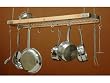 J.K. Adams PRC-24 Mini Ceiling Oval Pot Rack, Natural