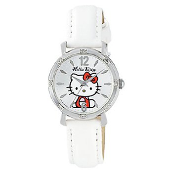 Classic Hello Kitty Round Face Quartz Watch for Children and Teens