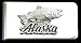 Sculpted Pewter Moneyclip - Alaska Fish - Sculpted Pewter Money Clip/Card Holder