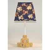 ABC Blocks Lamp with Teddy Bear Shade by TransGlobe