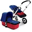 Bugaboo Cameleon Complete Stroller (Red Base, Blue Fabric)