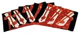 Asian placemat set, chinese red