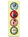 iPop Clicks aaron Meshon Woof Dogs 4-Pack Magnet Set