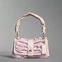 Coach Parker Op Art Signature Flap Shoulder Bag Purse Handbag 13408 Pink