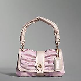 AUTHENTIC COACH PARKER OP ART SOFT SMALL FLAP 13408 (Rosegold/Pink)
