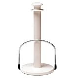 Standing Paper Towel Rack - White