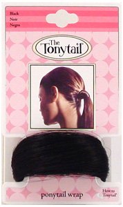 The Tonytail Ponytail Wrap Black