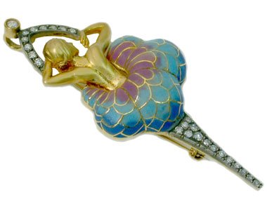 ENAMEL BALLERINA