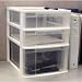 Shallow 3 Drawer Chest (White) (13h x 10w x 12.75d)
