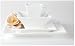 Quadra White Porcelain 16 Piece Dinner set