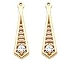 .06ct Diamond Earring Jackets