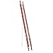 Werner D6232-2 300-Pound Duty Rating Fiberglass Flat D-Rung Extension Ladder, 32-Foot