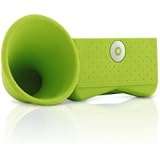 PORTABLE AMP FOR IPHONE HORN STAND GREEN (PORTABLE AUDIO/CELLULAR ACCESSORIES)