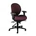 HON 7628BW69T Unanimous High-Performance Mid-Back Task Chair, Claret Burgundy Fabric