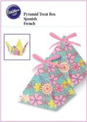 Wilton Pyramid Favor Box 4/pkg Garden; 6 Items/order Picture