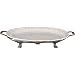 Venetian Scroll Crema Serving Plate