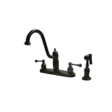 Kitchen Faucet with Sprayer- Oil Rubbed Bronze(8)