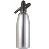 Review United Brands  / United Brands Brushed Aluminum Soda Siphon, 1 liter