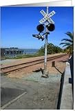 Railroad crossing signal Card