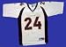 Champ Bailey Jersey: Reebok White Replica #24 Denver Broncos Jersey - Large