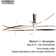 Serenades Nos. 4 and 5, Vier Kontretanze (Kantorow, Latvala)
