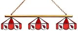 Imperial Arizona Cardinals Glass 3 Shade Lamp (18-1129)